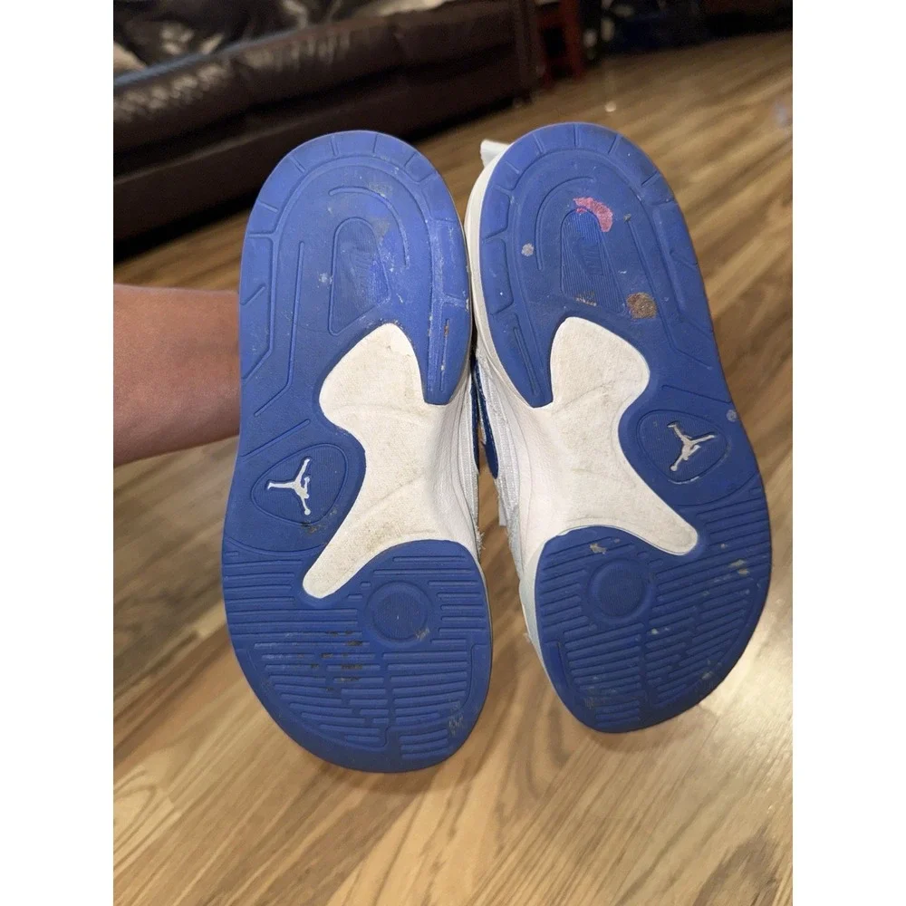 Nike Jordan Stadium 90 TD Boys‎ 1Y White Game Royal Casual Shoe DX4396-104